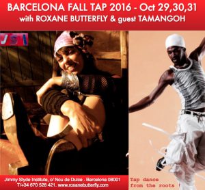 Barcelona Fall Tap Intensives 2016 with Roxane Butterfly