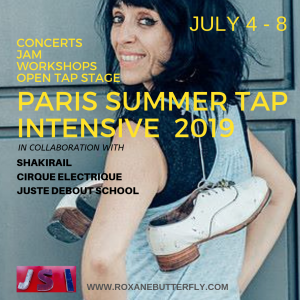 Summer Tap Dance Intensive in Paris this July
